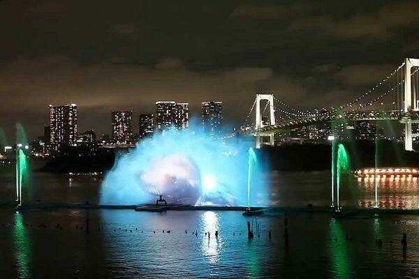 Odaiba Water Illumination Show